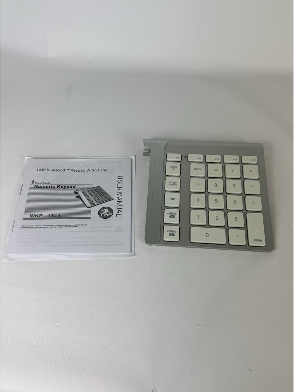 LMP Apple Mac Bluetooth Numeric Keypad WKP-1314 Silver for A1314 Keyboard